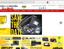 Tablet Screenshot of caraudiosecurity.com